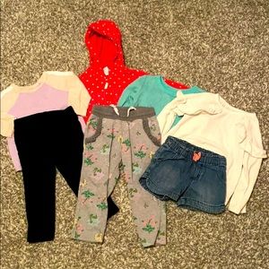 7 piece 2T toddler clothes